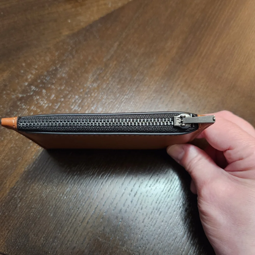 Coach Brown Leather Card Holder - Picture 3 of 3